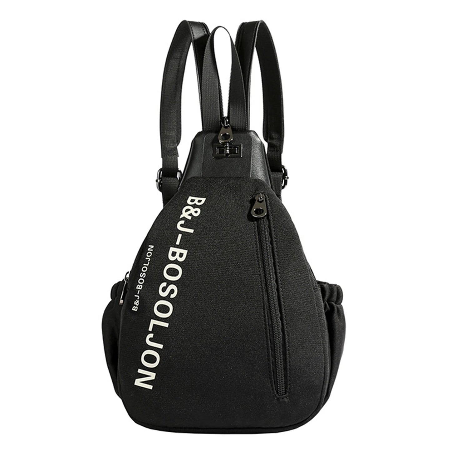 Multi-Compartment Shoulder Bag Wear-Resistant Buckle Soft Material Vertical Square Bag for Girls Students Campus Home Peaceful Pleasures Health and Wellness A