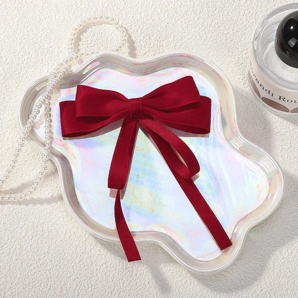 Korean Fashion Fabric Hair Bow Hairpin Women Girls Ribbon Clips