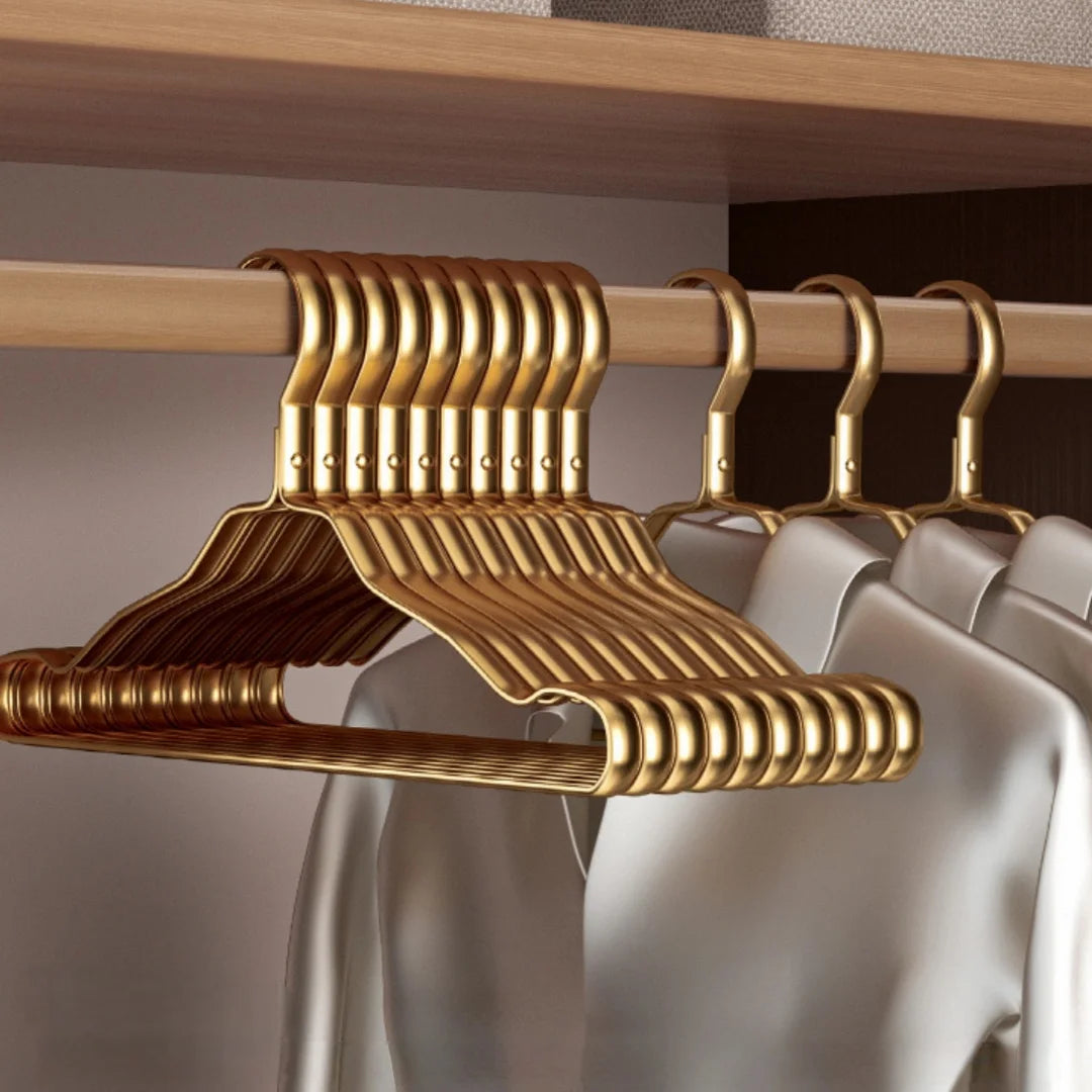Heavy Duty Metal Clothes Hangers | Smooth Aluminum Coat Hangers Metal Clothes Hangers Peaceful Pleasures Health and Wellness