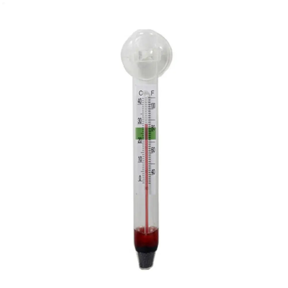Digital Floating Aquarium Vertical Thermometer with Suction Cup Fish Tank Glass Temperature Measuring Tool Pet Supplies Peaceful Pleasures Health and Wellness