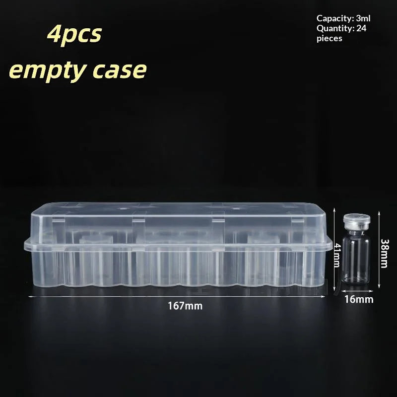 3mL Microtube Vial Storage Box | Stackable Freezer Organizer