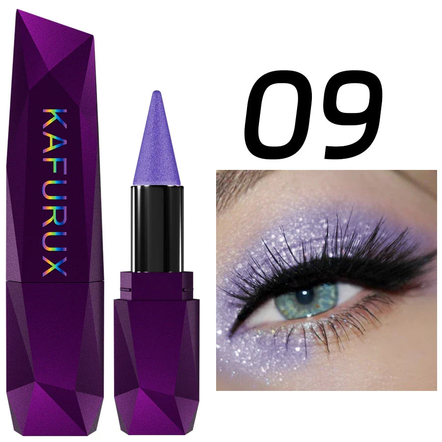 KAFURUX 25-Color Pearlescent Eyeshadow Stick – Waterproof