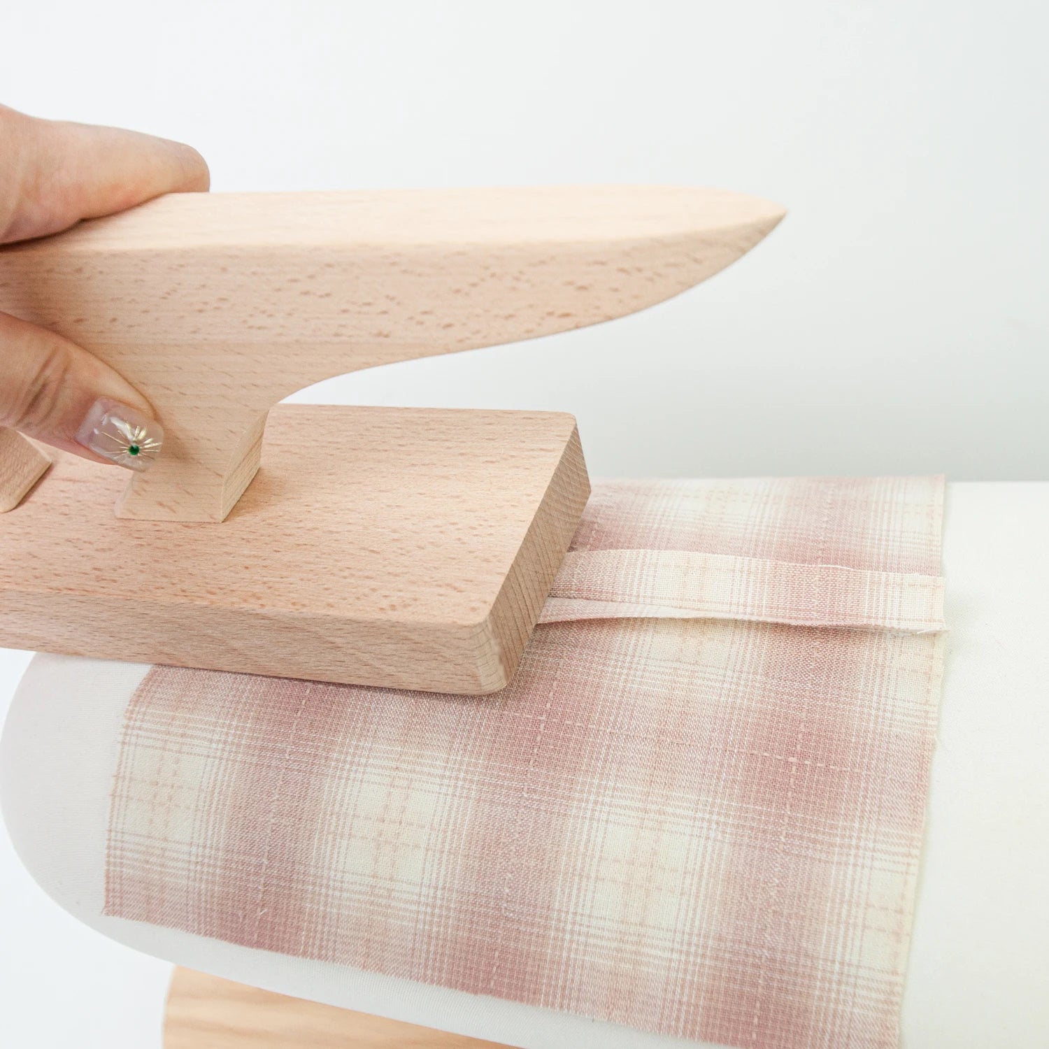 Wooden Point Presser and Clapper Beech Material for Sewing Craft Essential Tool Peaceful Pleasures Health and Wellness