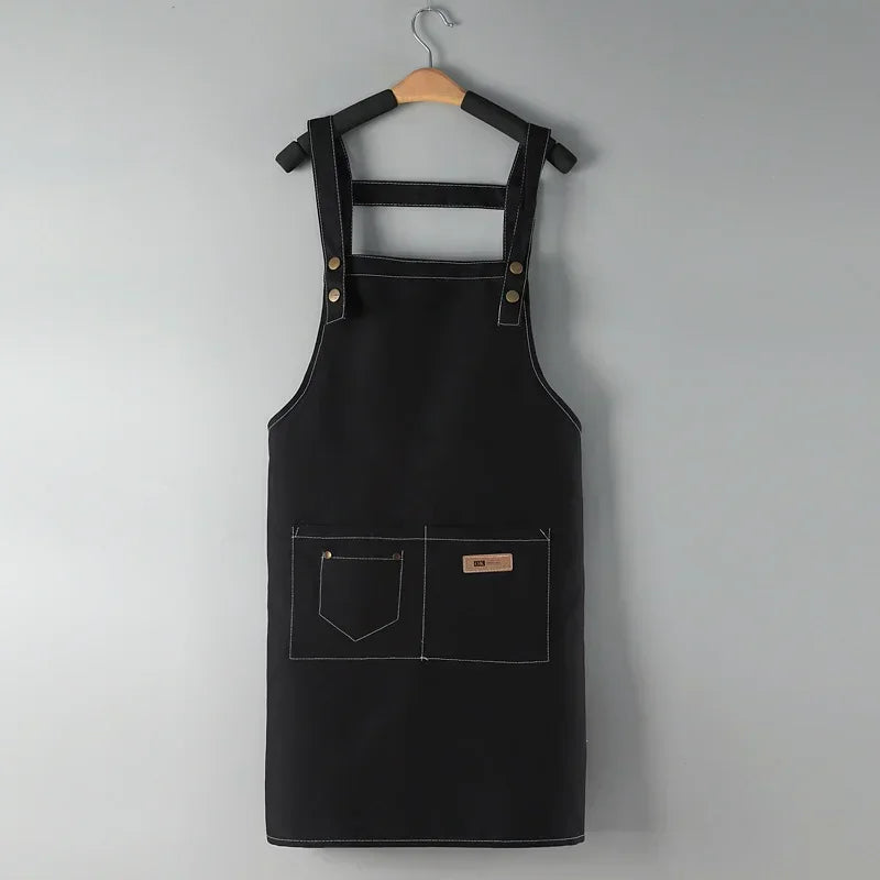 A Black Professional Stylist Apron Waterproof Hairdressing Coloring Shampoo Haircuts Cloth Wrap Hair Salon Tool Barber Apron Peaceful Pleasures Health and Wellness black