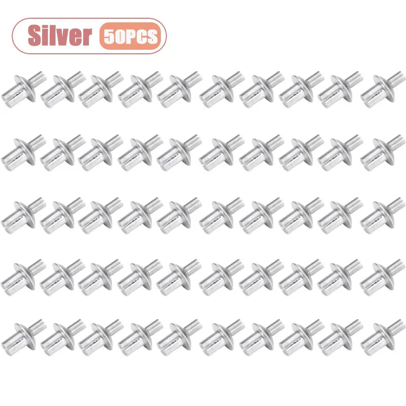 Aluminum Hammer Drive Rivets Dome Head | 10–100 Pack