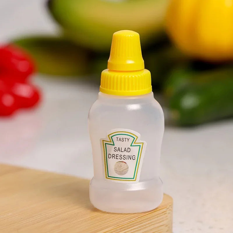 Portable Mini Seasoning Squeeze Bottles for Camping & Lunch
