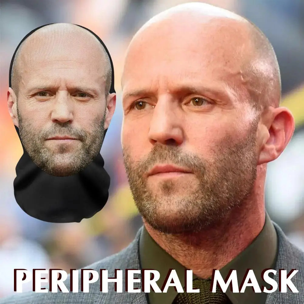 Celebrity Performer Face Mask Props Costume For Party Supplies Cosplay Creative 3d Printed Full Face Mask Head Peaceful Pleasures Health and Wellness