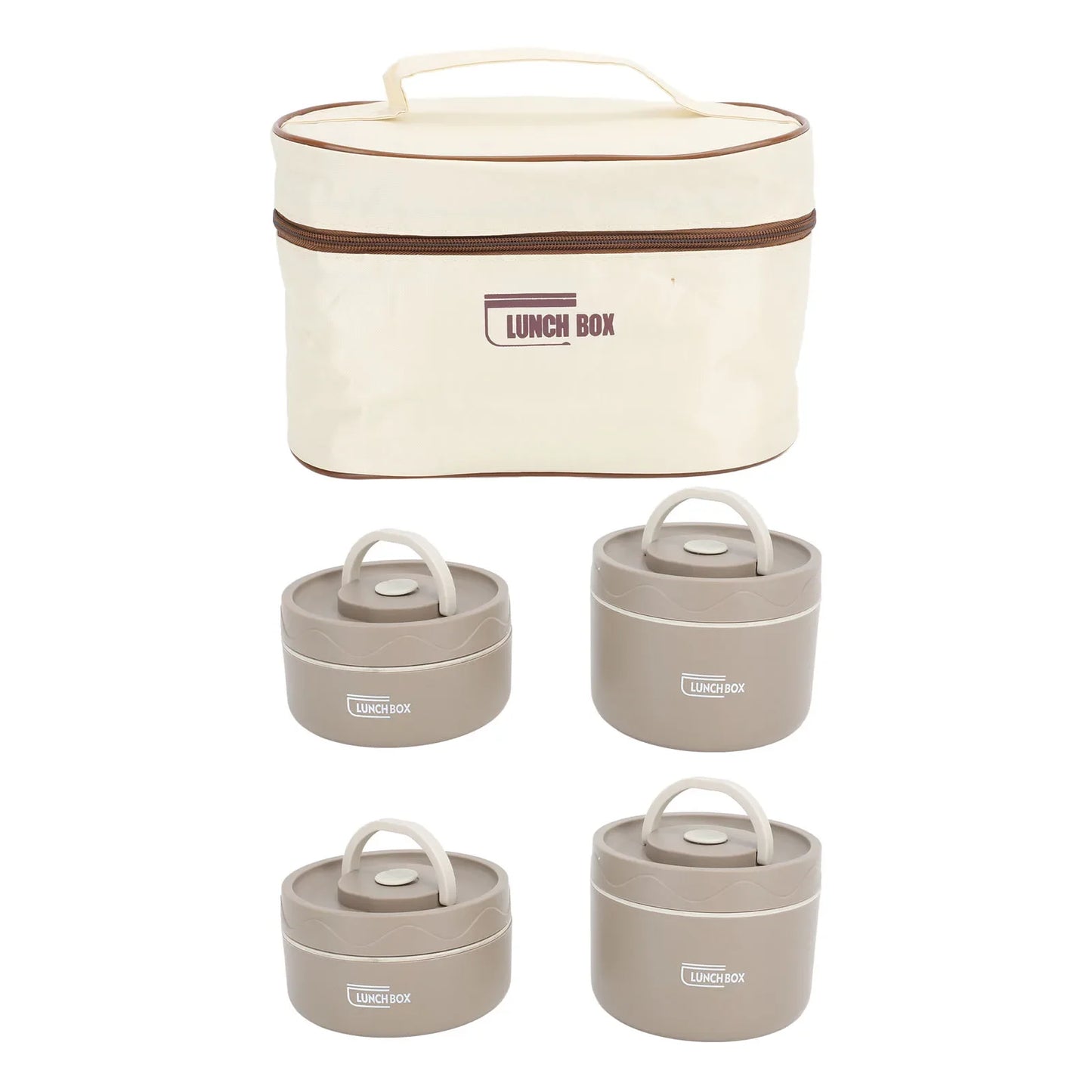 Thermal Lunch Box 304 Stainless Steel Multifunction Portable
