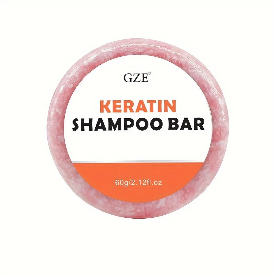 Keratin Shampoo Bar – Anti-Frizz for All Hair Types | 60g Keratin Shampoo Bar Peaceful Pleasures Health and Wellness GZE152