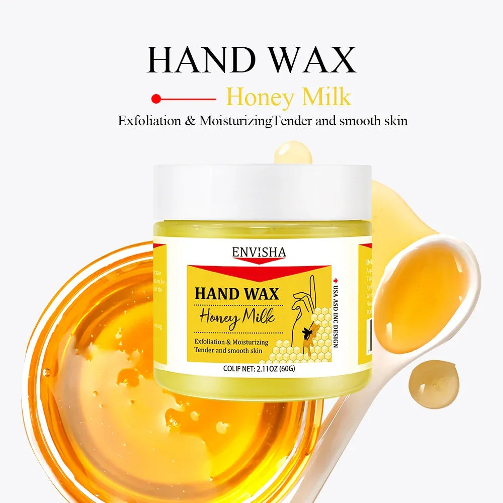ENVISHA Exfoliating Hand Wax Mask – Sakura & Honey (60g) Hand Mask ENVISHA