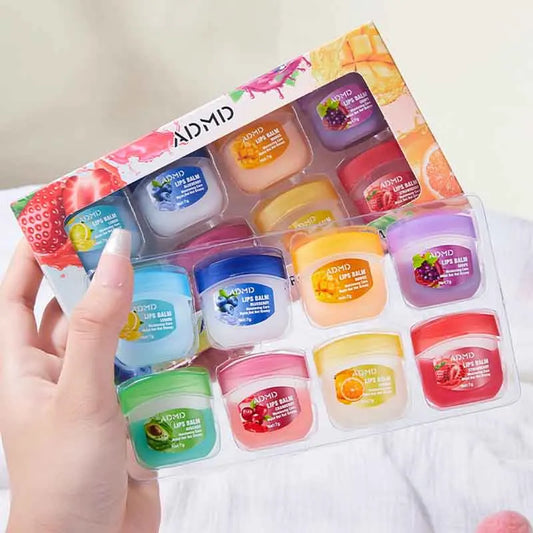 BIOAOUA 8pc Fruit Lip Balm Set – Moisturizing & Anti-Crack Lip Balm Set Peaceful Pleasures Health and Wellness 2 box