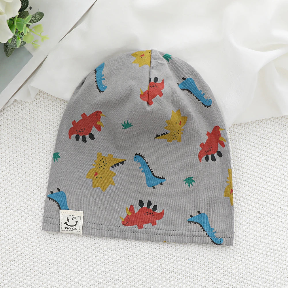 Kids Beanie Hat | Soft Cotton Spring Autumn Boys Girls Ages 1–8
