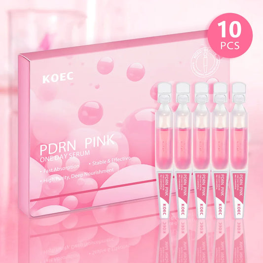 10 bottles of powdered peptide essence in one box, hydrating and moisturizing SALMON PDRN facial essence Peaceful Pleasures Health and Wellness