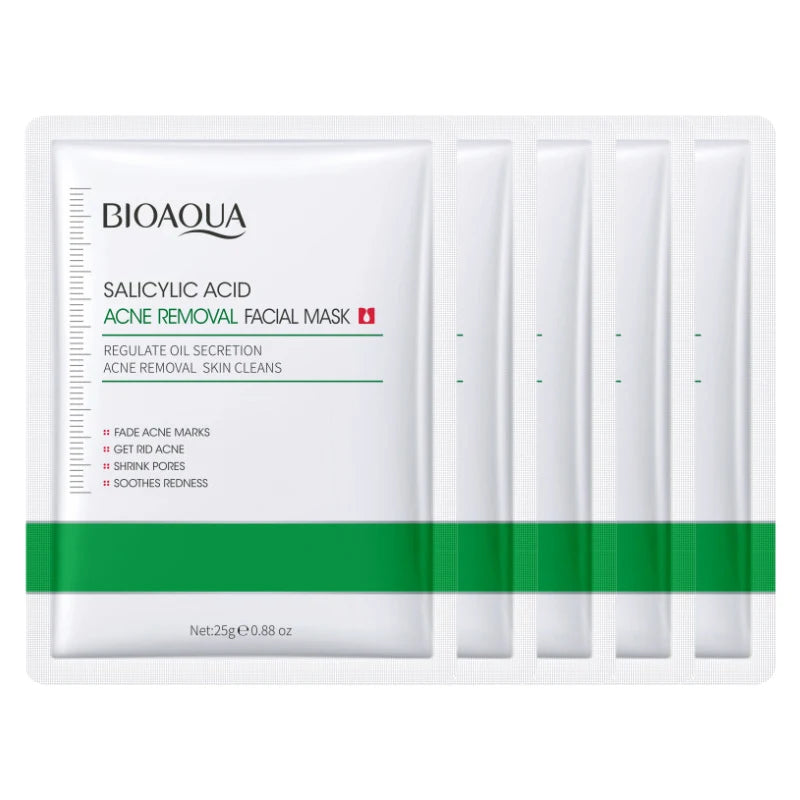 BIOAQUA Salicylic Acid Acne Face Mask 10 Pack – Anti-Aging