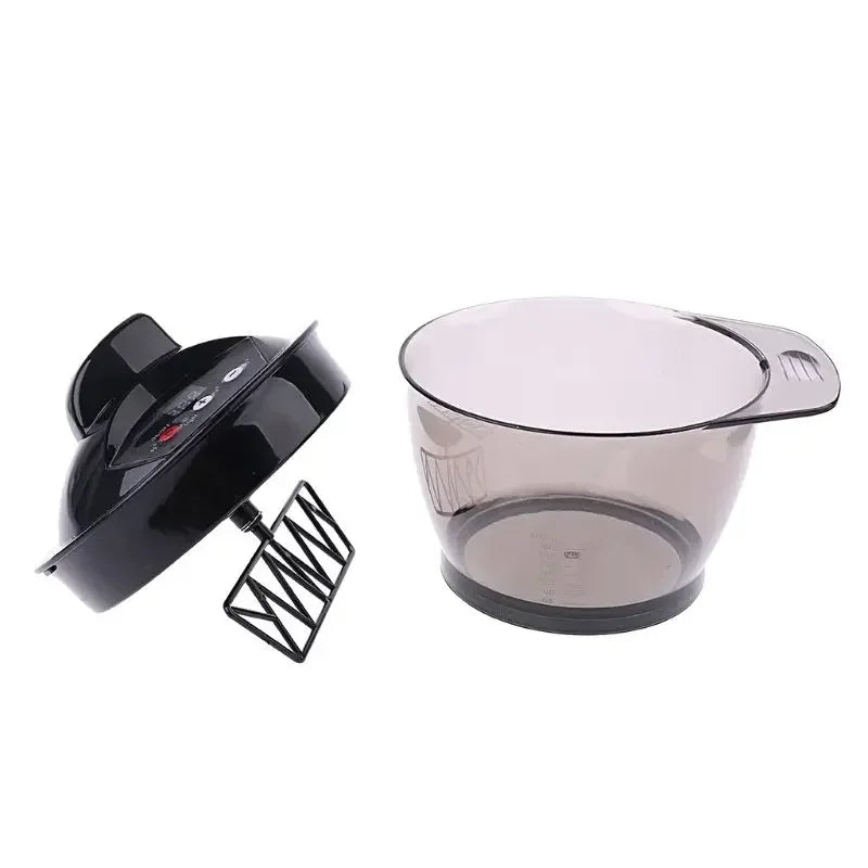 DIY Hairdressing Barber Tool - Electric Hair Cream Mixer, Automatic Color Paste Blender, Dyeing Stirrer with Mixing Bowl Peaceful Pleasures Health and Wellness