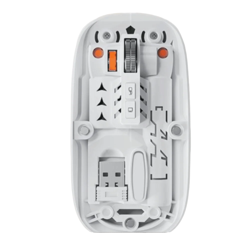 Silent Transparent Wireless Gaming Mouse | Type-C, 3-Mode
