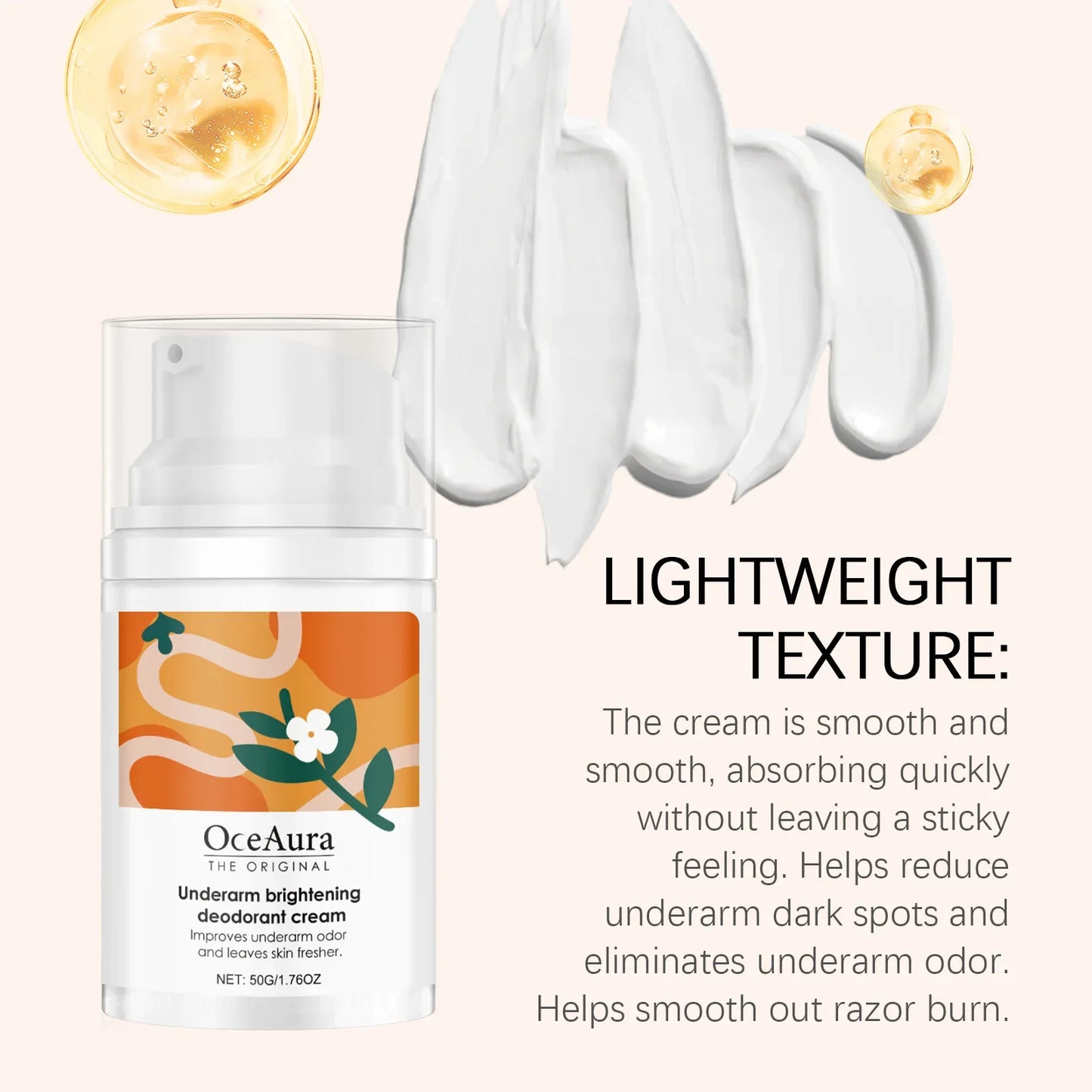OCEAURA Body Cream – Brighten, Firm & Hydrate Skin 50g