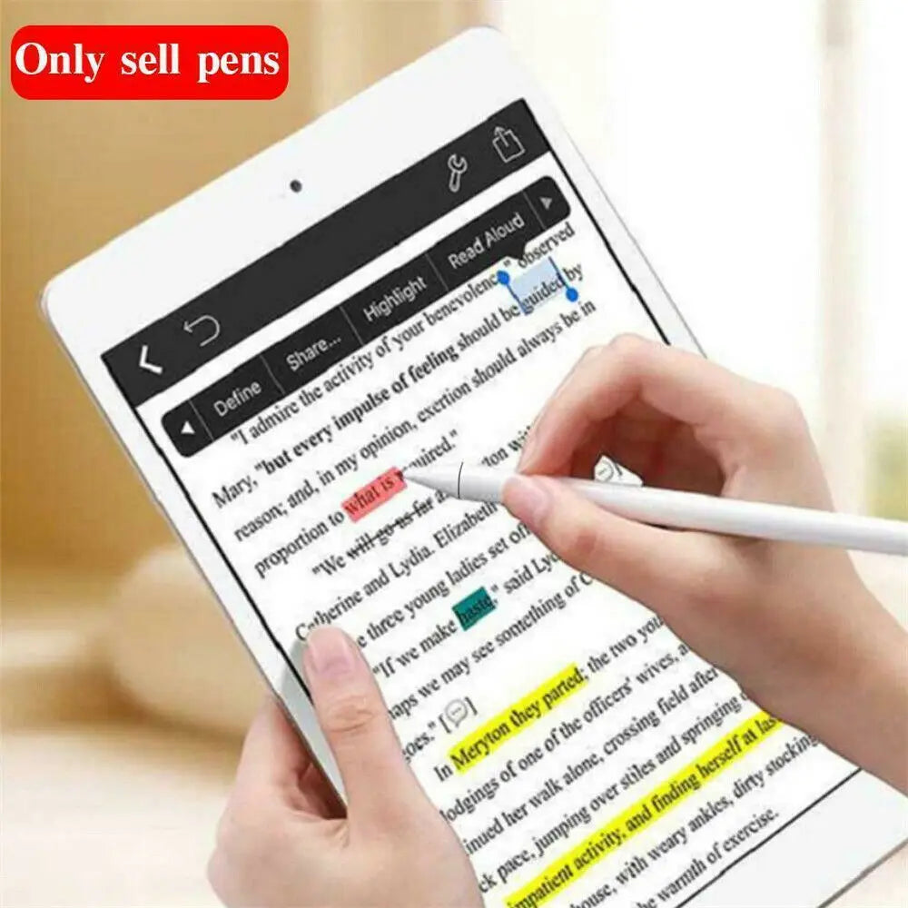 Universal Stylus Pencil With Soft Nib For iPhone iPad Tablets Android/iOS Capacitive Active Touch Screen S Pen Smart Stylus Pens Peaceful Pleasures Health and Wellness
