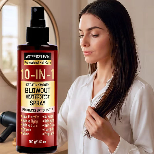 10-in-1 Keratin Heat Protect Spray – Anti-Frizz & Biotin Heat Protect Spray Oasis Select
