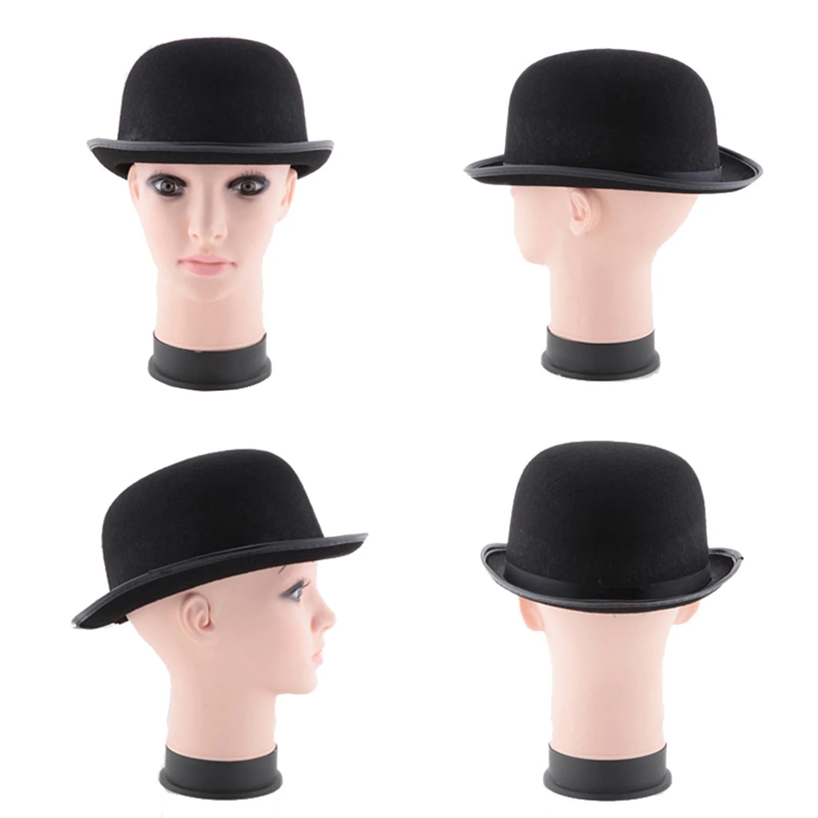 Classic Top Hats for Men Felt Tuxedo Costume Hat Chaplin Cosplay hat for Dress-Up Parties Costume Peaceful Pleasures Health and Wellness