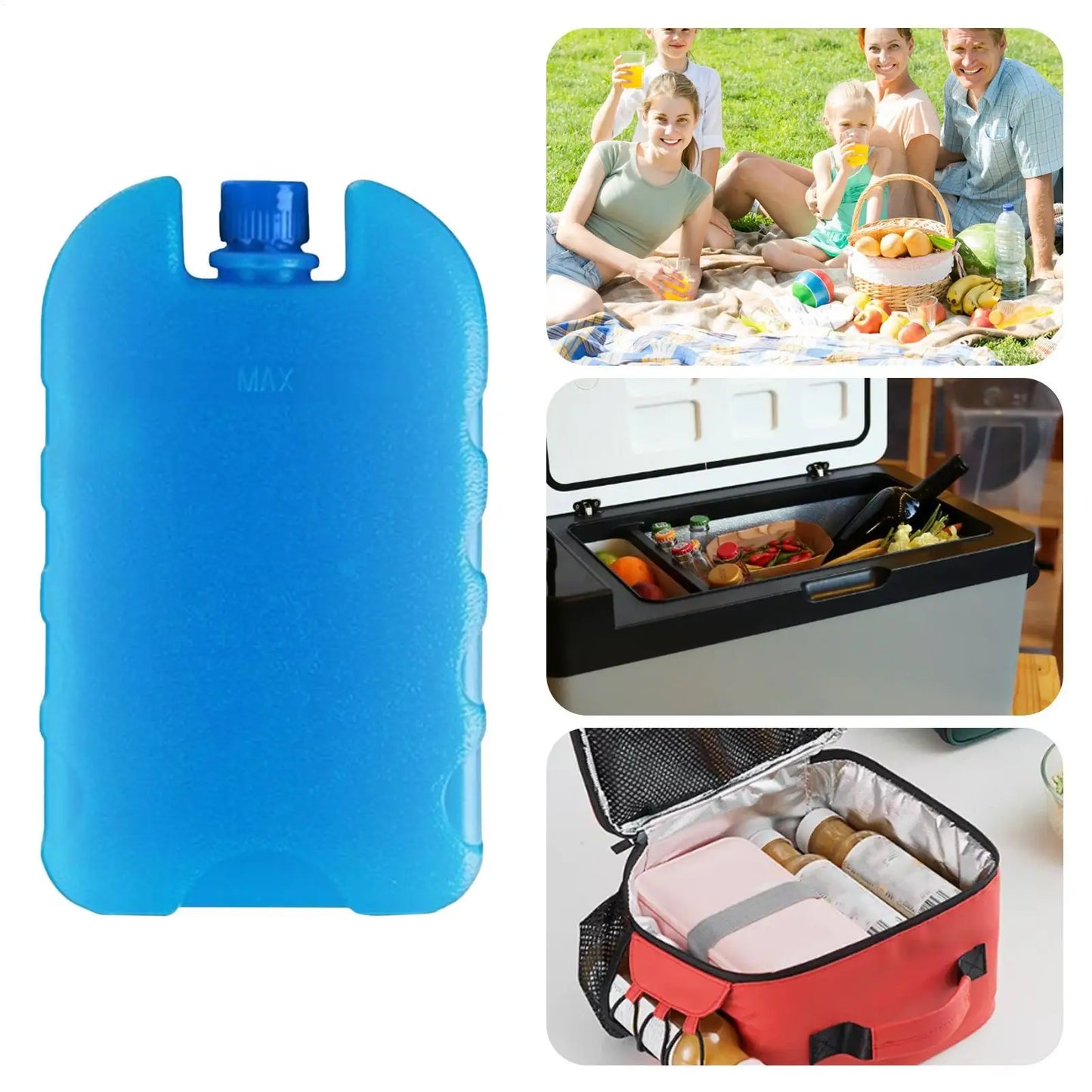 Reusable Ice Crystal Cooler Pack – 300ml Leak-Proof Ice Pack