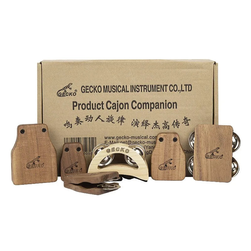 GECKO Significant Other Box Drum Cajon Bells Castanets Percussion