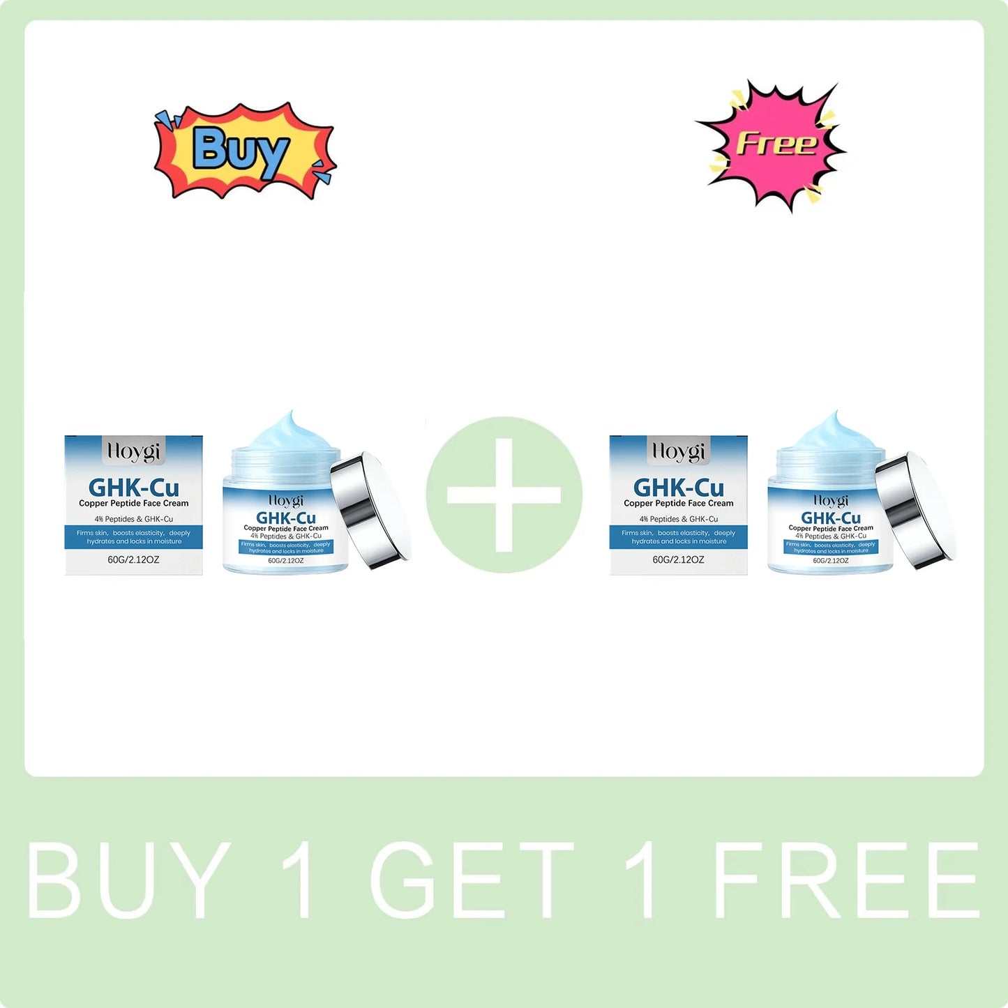 4 % Ghk-Cu Copper Peptide Cream Copper Peptide Face Cream Boost Elasticity Strengthen Skin Barrier Nourishing Firming Skin Care Peaceful Pleasures Health and Wellness Buy 1 Get 1 Free