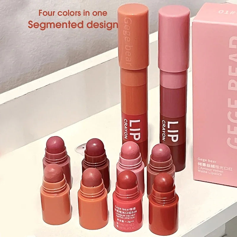 Matte Velvet Mist Lipstick | Waterproof Long-Lasting Lip Color