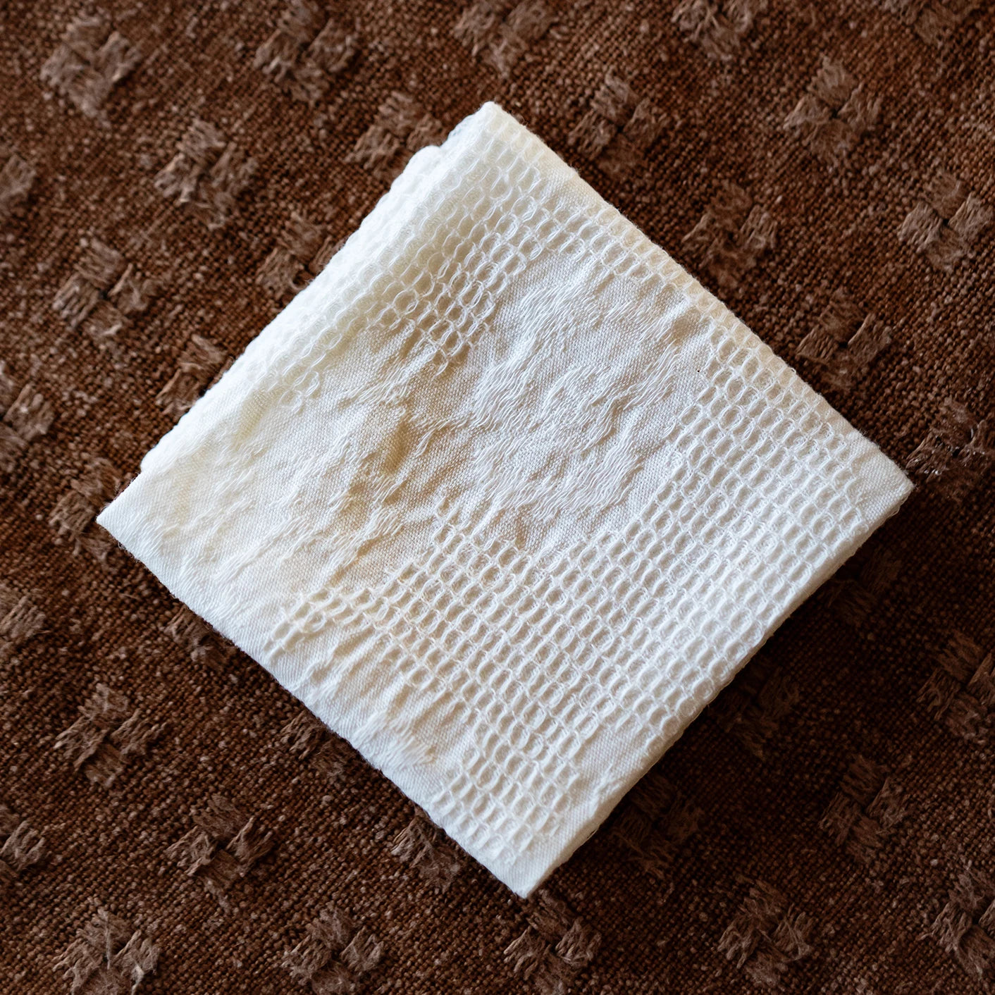 Handmade Cotton Linen Tea Towel | Double-Sided Absorbent Mat