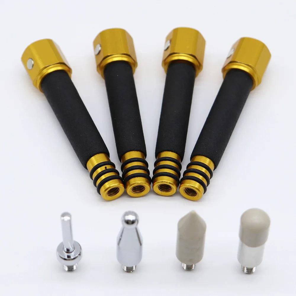 4Pcs Traceless Car Dent Repair Tool Pen Shape Anti-slip Removable Auto Body Dent Puller Kit Peaceful Pleasures Health and Wellness 1 set