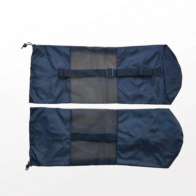 Nylon Mesh Yoga Mat Bag Carrier with Adjustable Strap Yoga Mat Carrier Peaceful Pleasures Health and Wellness