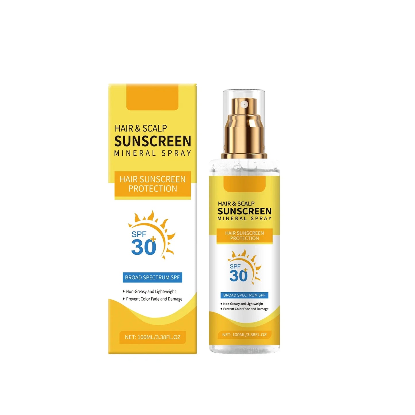 100ml Scalp Protection Spray – UV Defense & Color Lock