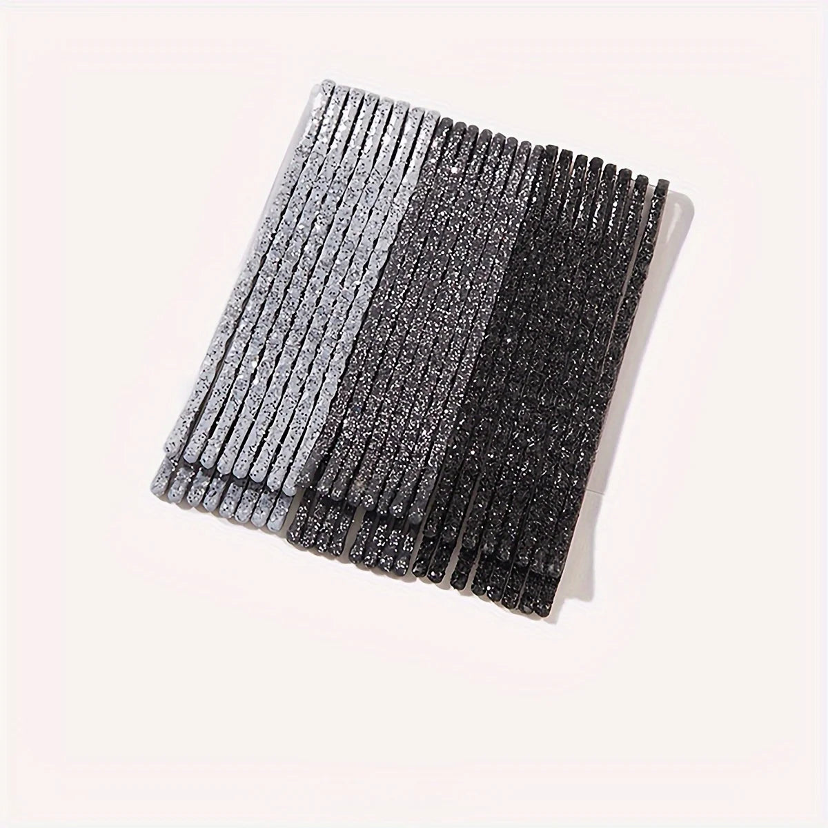 24pcs Sparkly Glitter Bobby Pins – Alloy Hair Pins for Women Peaceful Pleasures Health and Wellness Silver