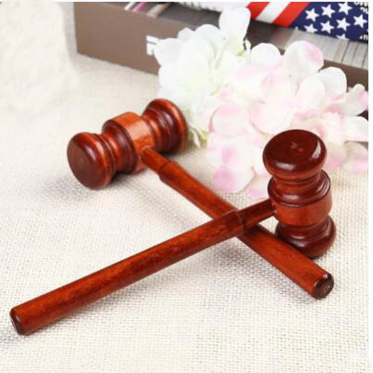 Mini Hammer Lawyer Decoration Hammers Judge Hammer Wooden Hammer Wood Multi Tool Small Hammer Birthday Gift Christmas Toy Peaceful Pleasures Health and Wellness
