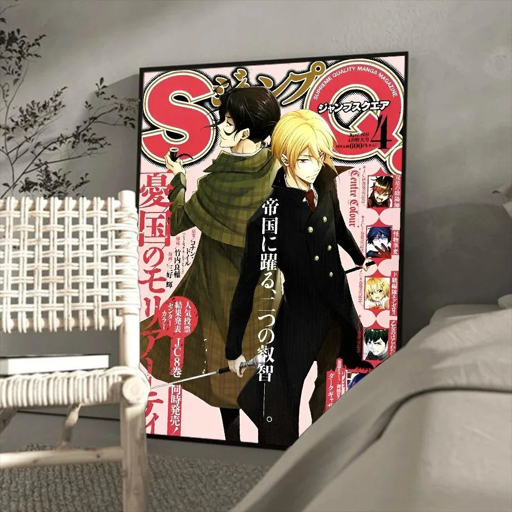 Moriarty the Patriot Anime Canvas Poster | Retro Wall Art