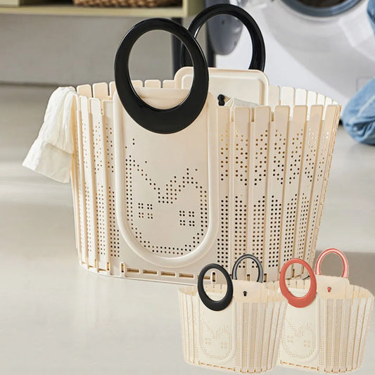 Collapsible Laundry Basket – Large Foldable Hamper with Handles Collapsible Laundry Hamper Peaceful Pleasures Health and Wellness