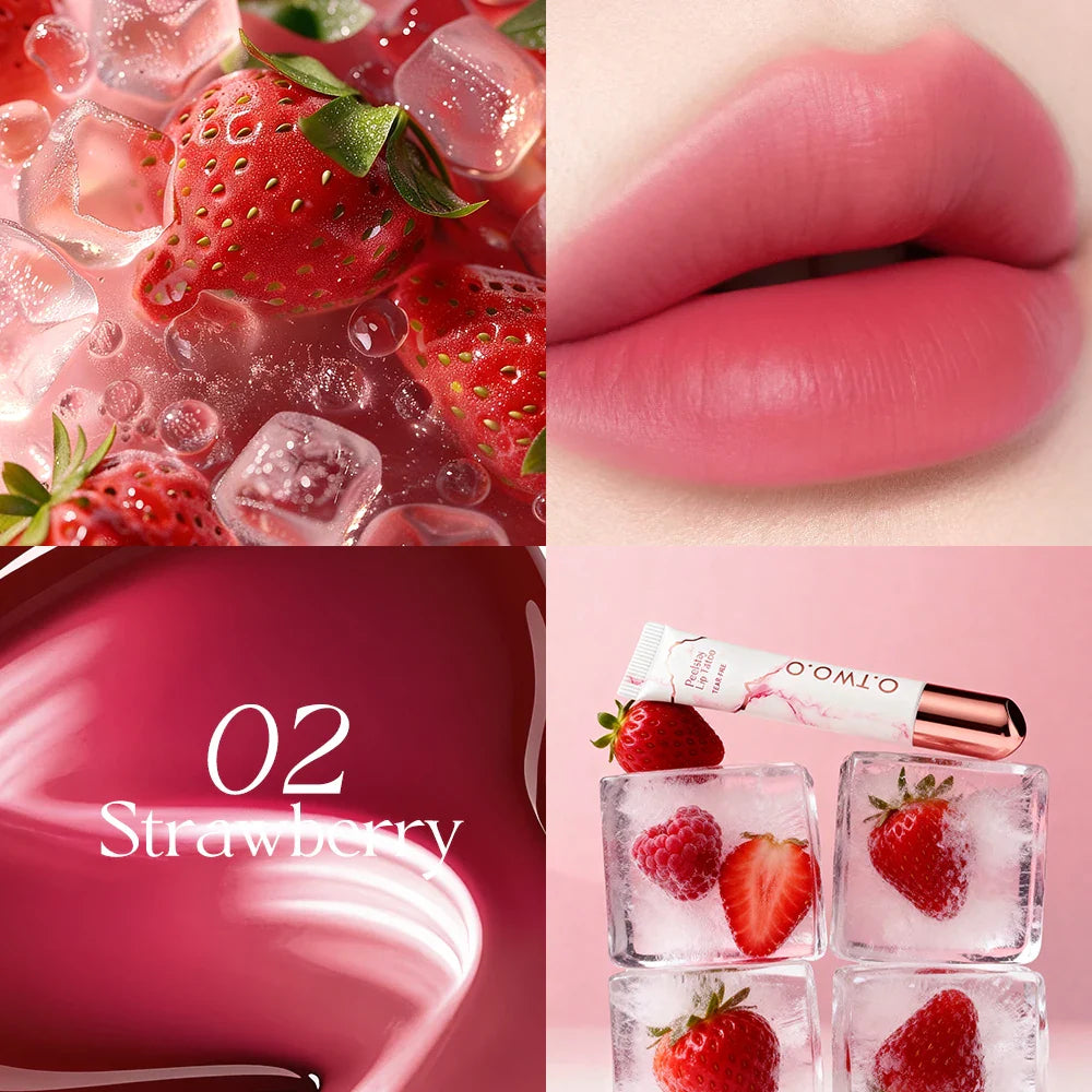 O.TWO.O Peel-Off Lip Stain | 48H Waterproof Matte Lip Tint