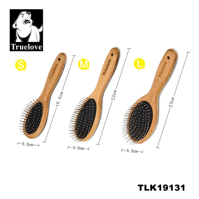 Truelove Pet Grooming Brush Dogs and Cats,Tangles Undercoat,Safe Sensitive Skin Deshedding Pet Brush Removes Loose Hair Tangles Peaceful Pleasures Health and Wellness