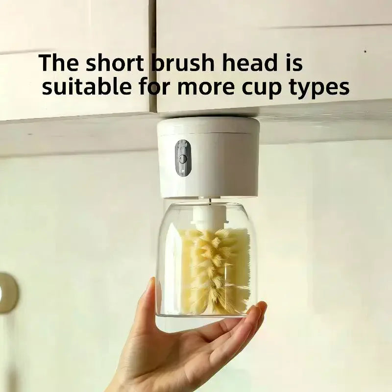 Electric Cup Scrubber & Bottle Brush – 360° Auto Cleaner