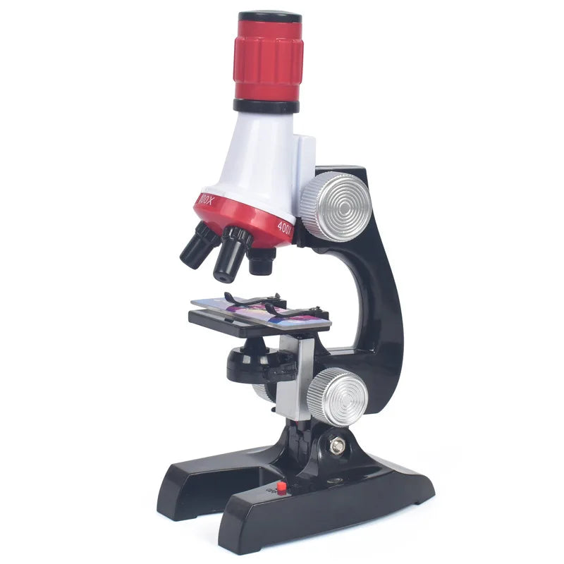 Children Microscope Biology Lab Led School Science Experiment Kit Education Scientific Toys Gifts for Kids Scientist Peaceful Pleasures Health and Wellness C2121