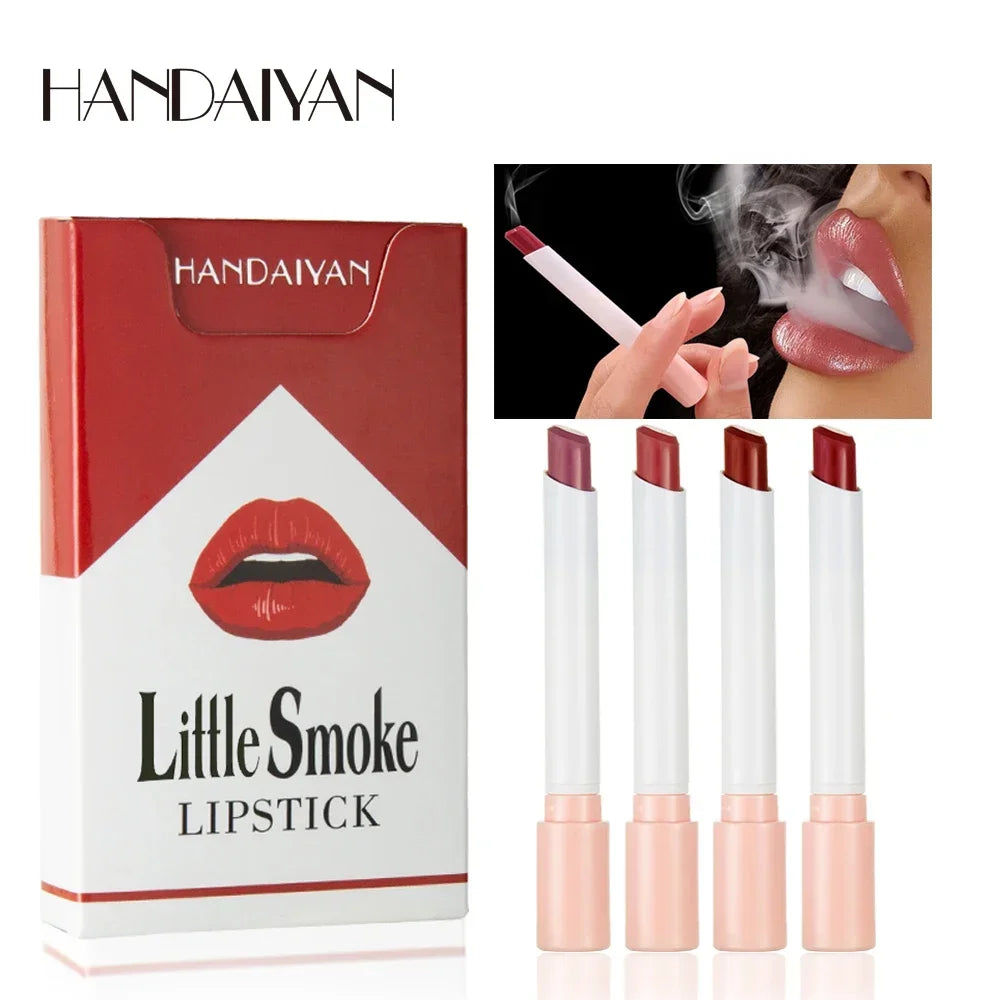 Handaiyan 4-Piece Matte Lipstick Set – Waterproof & Long-Lasting