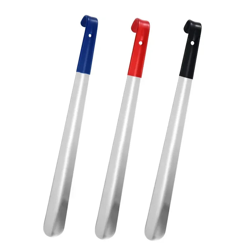 Long Handle Metal Shoe Horn 42cm – No-Bend Stainless Steel