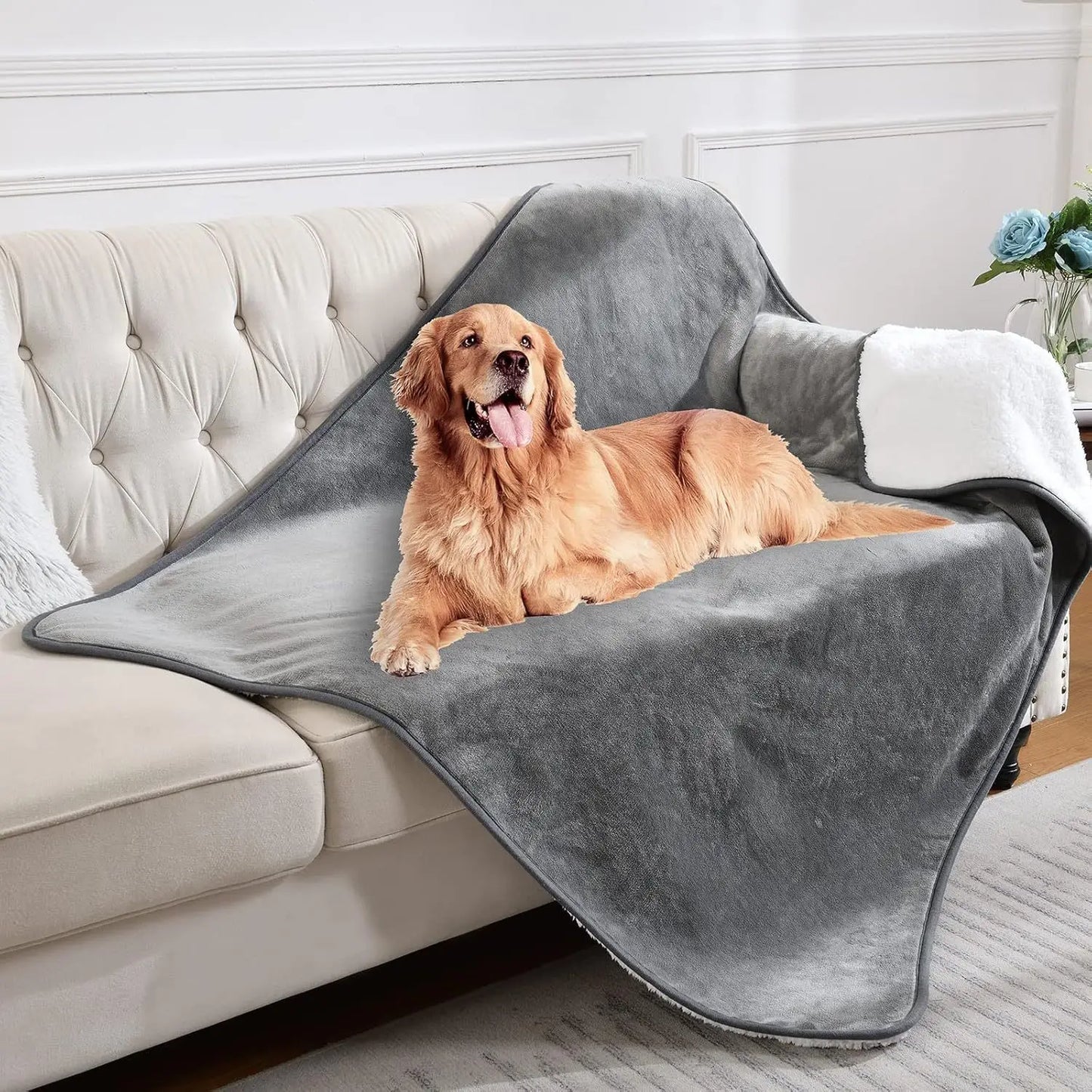Waterproof Pet Blanket – Couch Protector for Dogs & Cats