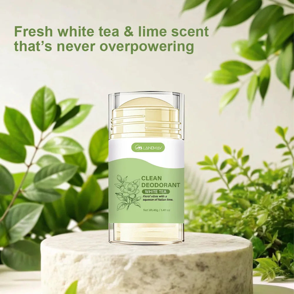 Clean Deodorant White Tea & Italian Lime Roll-On, 40g