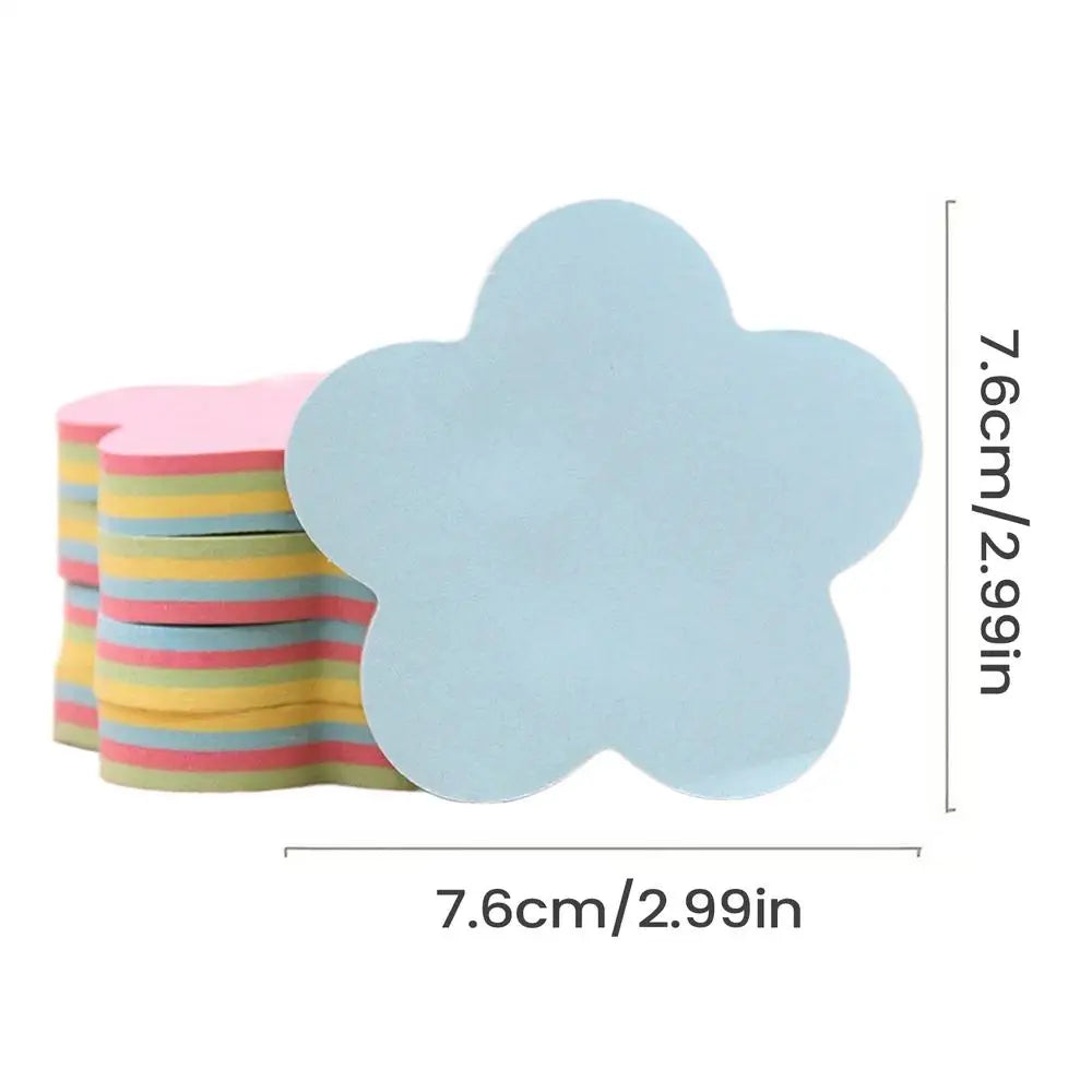 500 Sheets/5pack Cute Sticky Notes Colorful Adhesive Memo Pads Bulk Note Taking for Journaling, Office School Home Planning Peaceful Pleasures Health and Wellness B