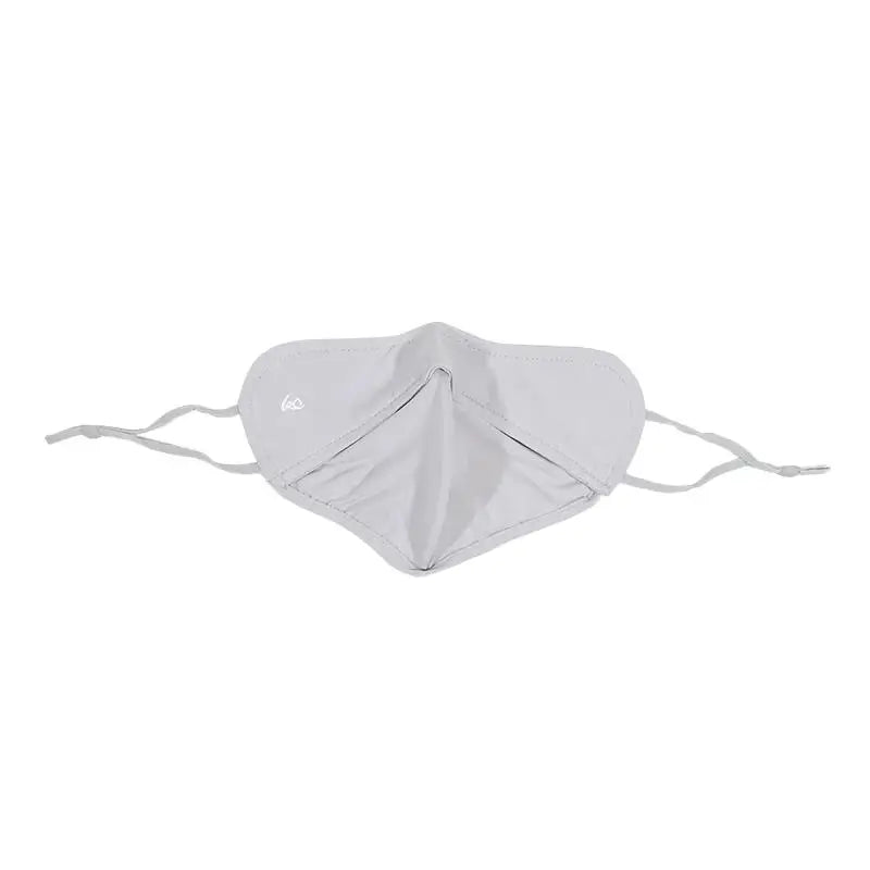 Outdoor Sunscreen Mask Women Girl Ice Silk Face Mask Breathable Mesh Face Cover Driving Riding Hiking Dustproof Mask Peaceful Pleasures Health and Wellness Light gray
