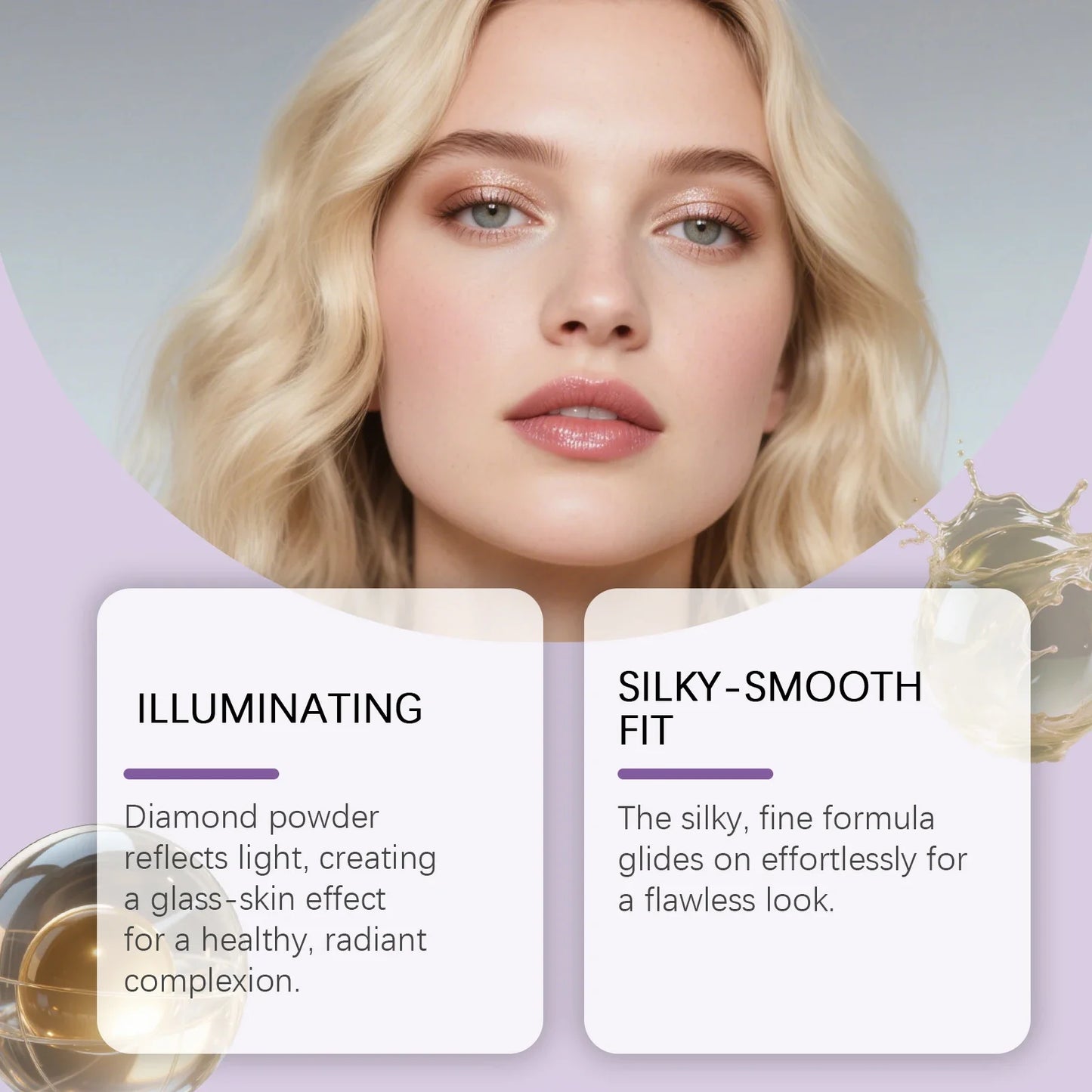 Zephoco 2-in-1 Eye & Cheek Palette – Shimmer Highlight & Blush