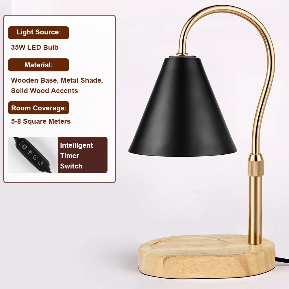 Candle Warmer Lamp with Timer & Dimmer | Wax Warmer Home Gift