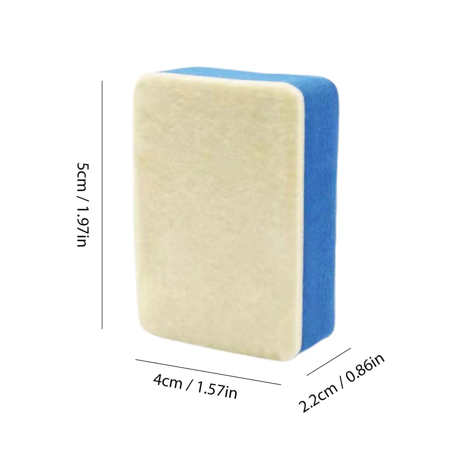 Car Glass Oil Film Cleaning Sponge & Polishing Brush