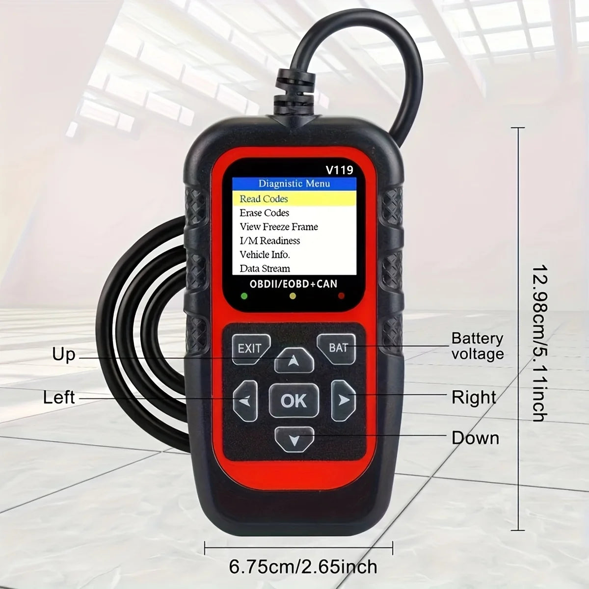Professional Obd2 Scanner, Operated Via Usb, Provides Real-Time Diagnostic Data for Monitoring a Wide Range of Vehicle Engine Indicators, Without the Need for Batteries. Peaceful Pleasures Health and Wellness
